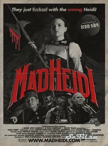  Безумная Хайди (2022) (Mad Heidi)  трейлер, актеры, отзывы и другая информация на СеФил.РУ